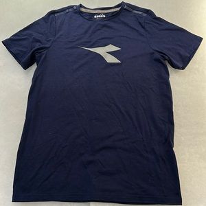 Diadora Navy Tshirt Sz XL